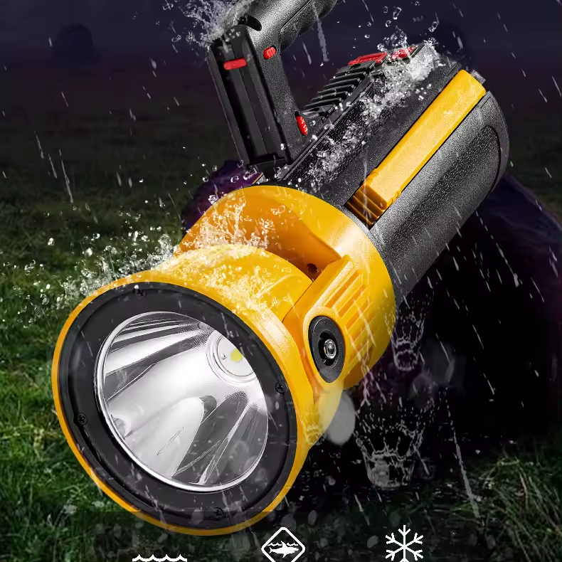 Lámpara Led de 2800 lúmenes, recargable, impermeable.