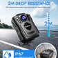 Bodycam con visión nocturna IR, M5, 64GB, GPS, 2K, 1440P, IP67, 170 °