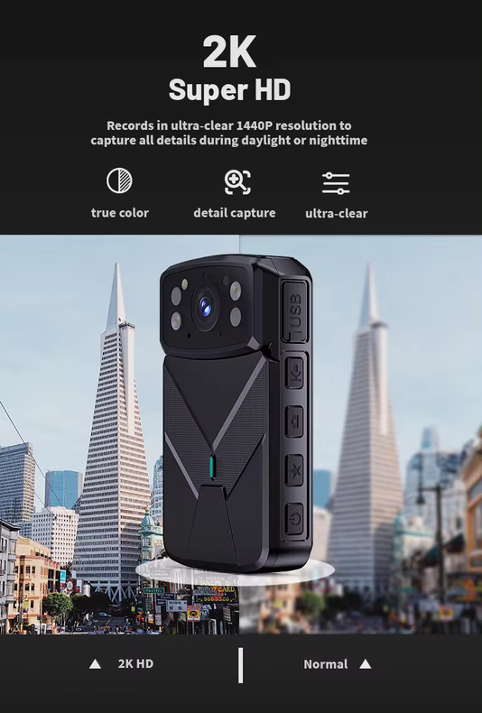 Bodycam H.265,  4G, WiFi y GPS. Modelo M530