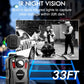 Bodycam con visión nocturna IR, M5, 64GB, GPS, 2K, 1440P, IP67, 170 °