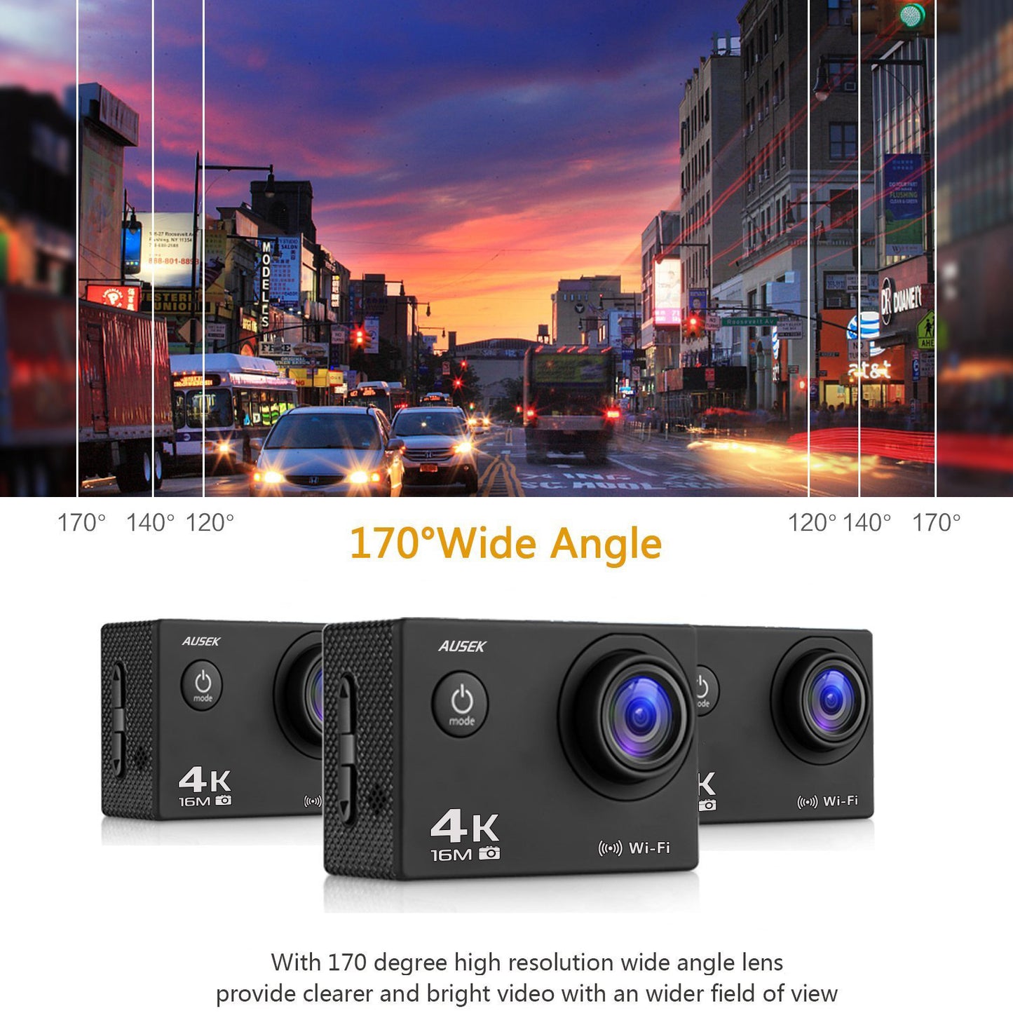 Digital Action Camera 4K AT-30R