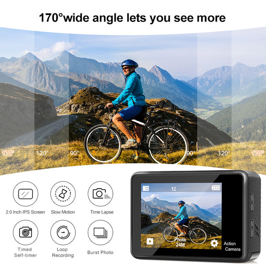 Digital Action Camera 4K AT-Q60AR