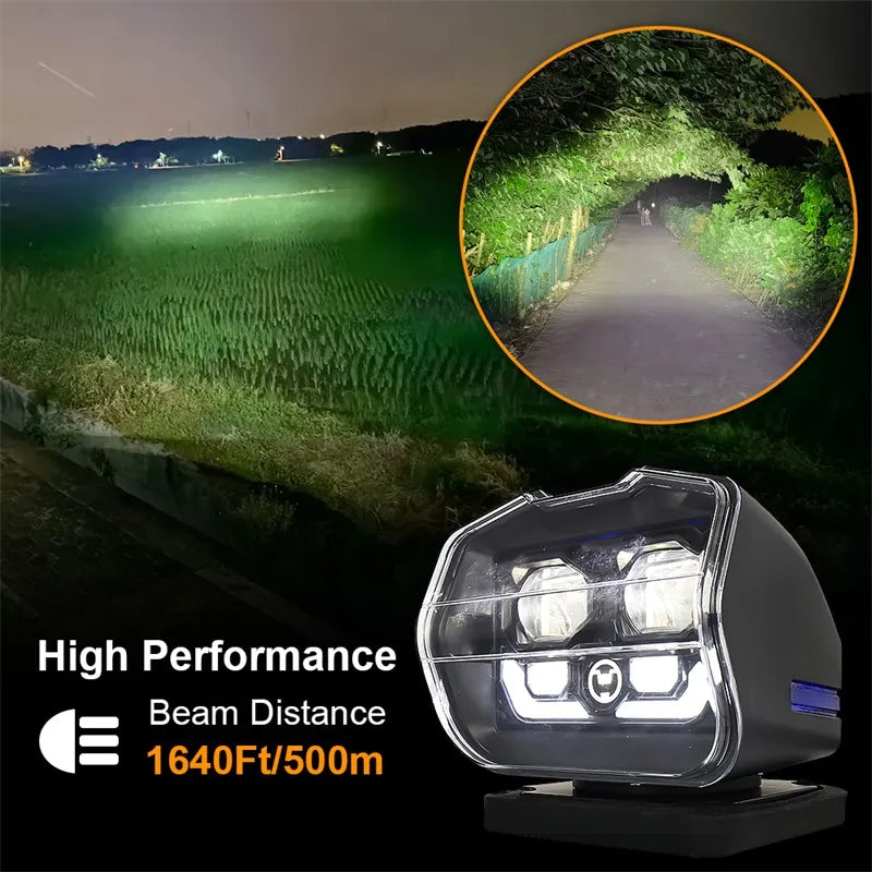 Focos LED Control remoto reflector 60w,  360°