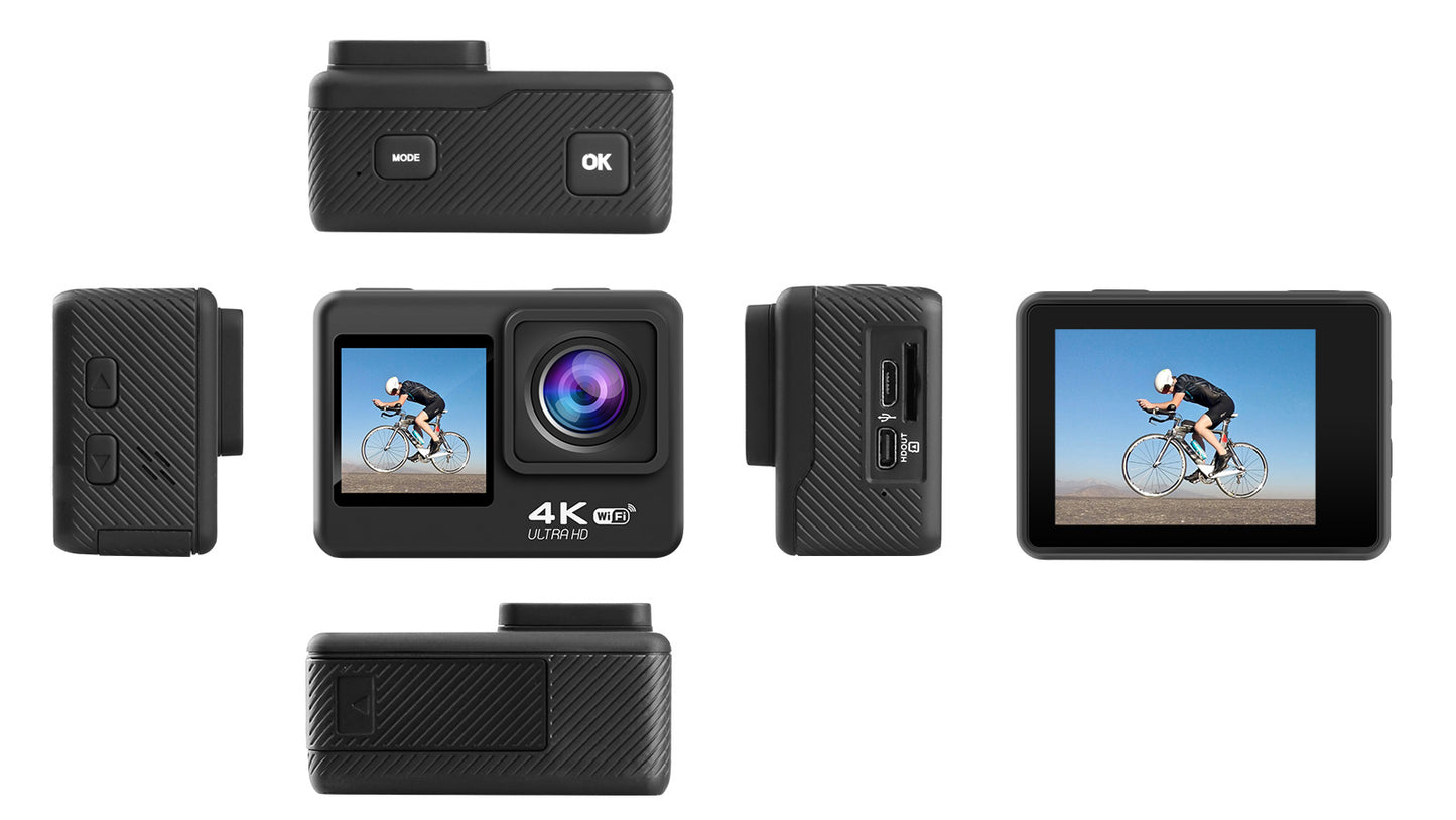 Digital Action Camera Ultra Gran Angular ATQ660CR