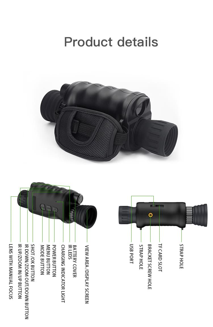 Monocular Digital Infrarrojo NV-3188