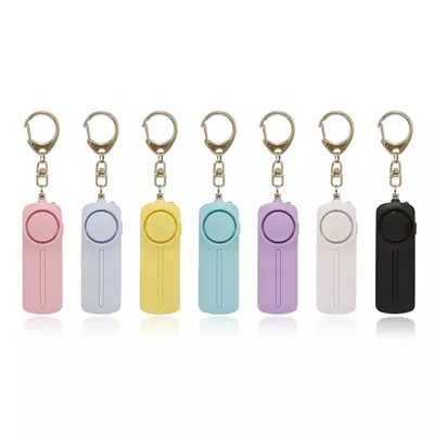 Dispositivo de alarma de autodefensa 130Db, llavero led, linterna, alarma personal