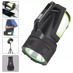Foco Portatil de 2400mAh, impermeable, USB.