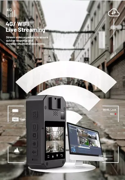 Bodycam 4G Wifi, GPS. M520