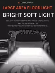 Linterna Led portátil, reflector de 400 lúmenes