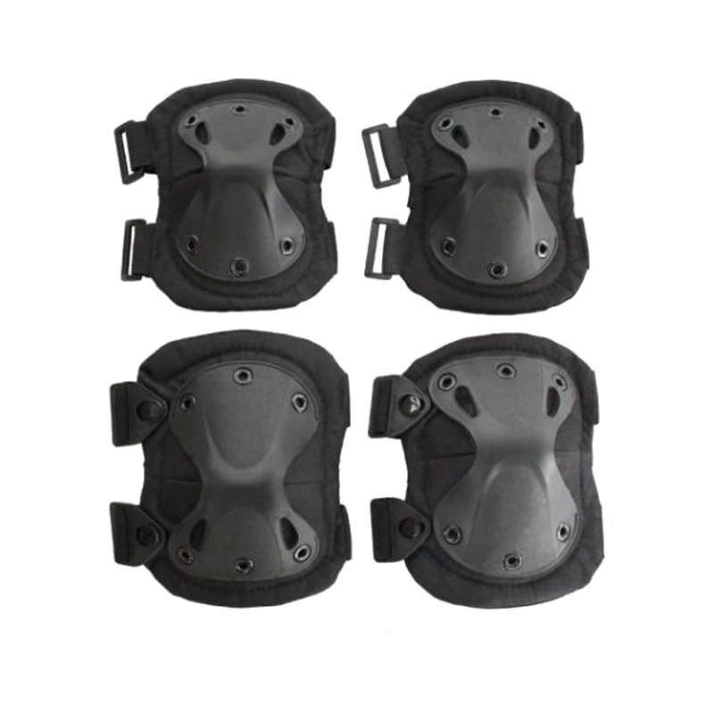 Set rodilleras y coderas tácticas (4 piezas)